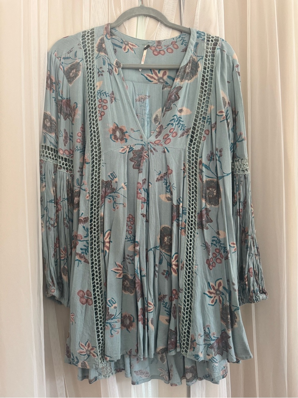 Free People Just the Two of Us Floral Tunic.